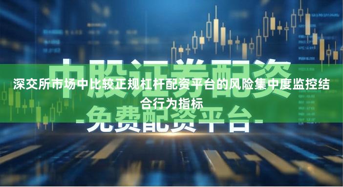 深交所市场中比较正规杠杆配资平台的风险集中度监控结合行为指标
