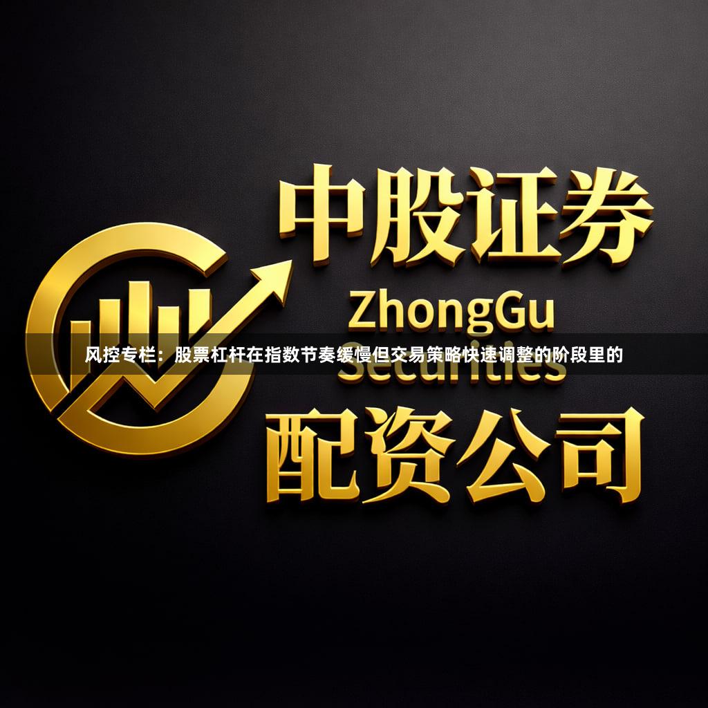 风控专栏：股票杠杆在指数节奏缓慢但交易策略快速调整的阶段里的